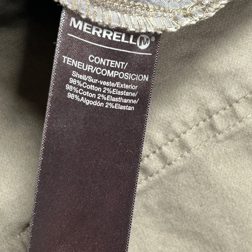 Merrell Articulus Pant Mens 40L Boulder Greige Solid Outdoor Hiking Stretch